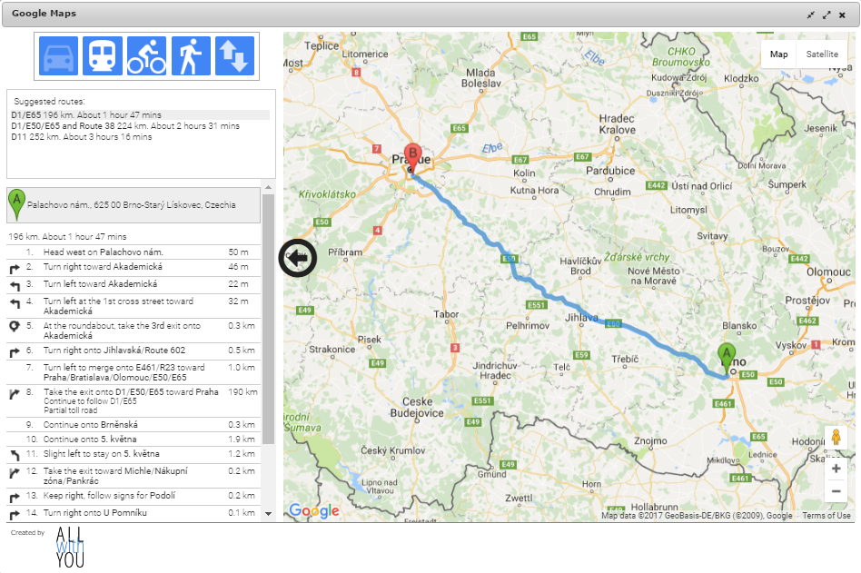 Google Maps - Sales Route Show.png