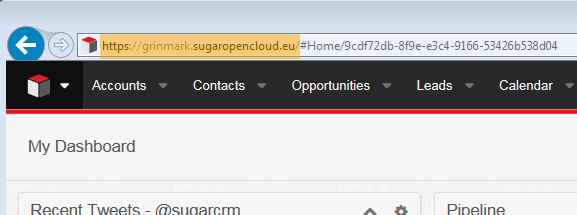 Sugar 7 URL