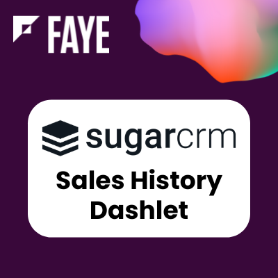 Sales History Dashlet for Sugar