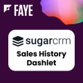 Sales History Dashlet for Sugar by Faye Logo